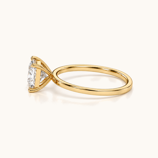 Princess Solitaire Ring