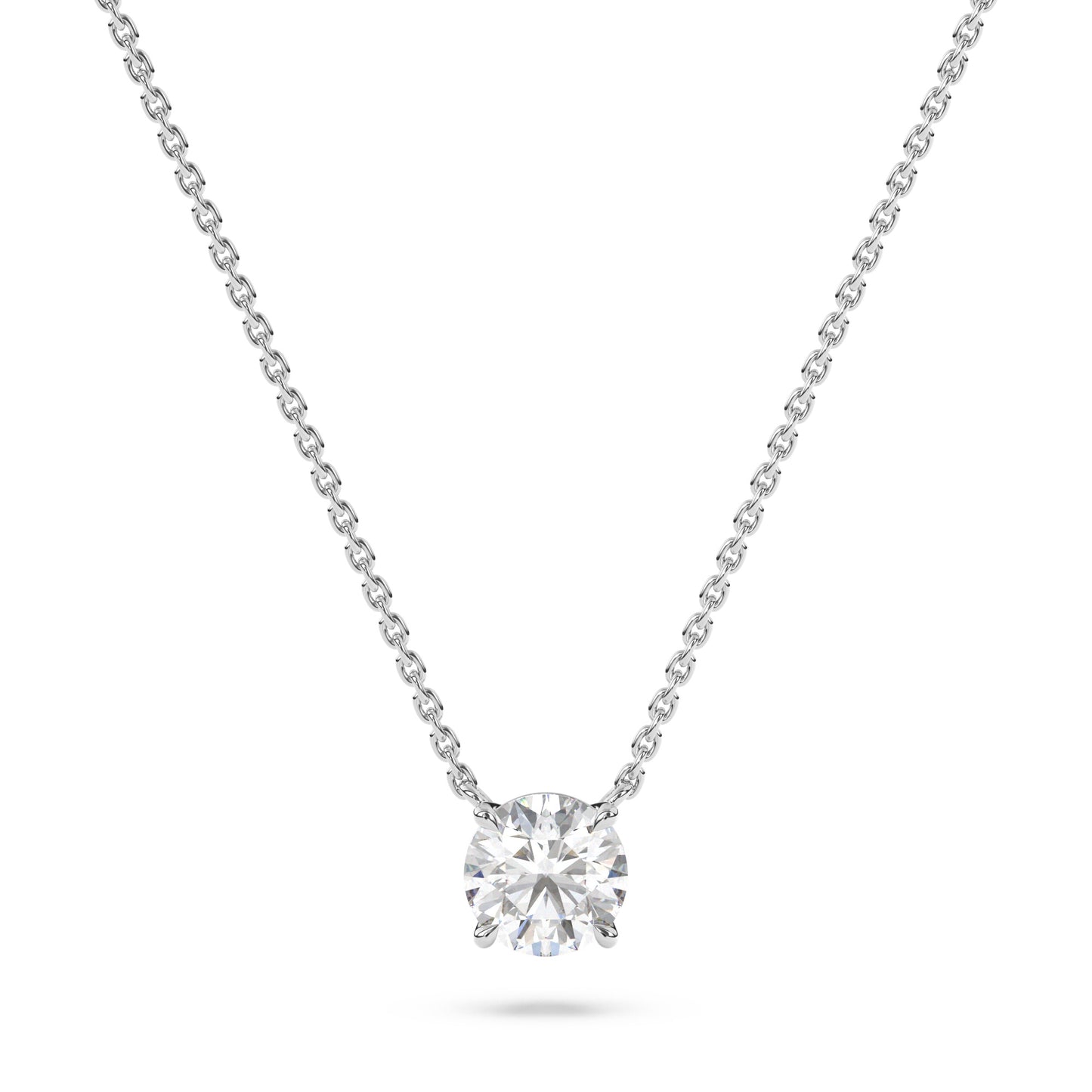 Round Brilliant Lab Diamond Pendant