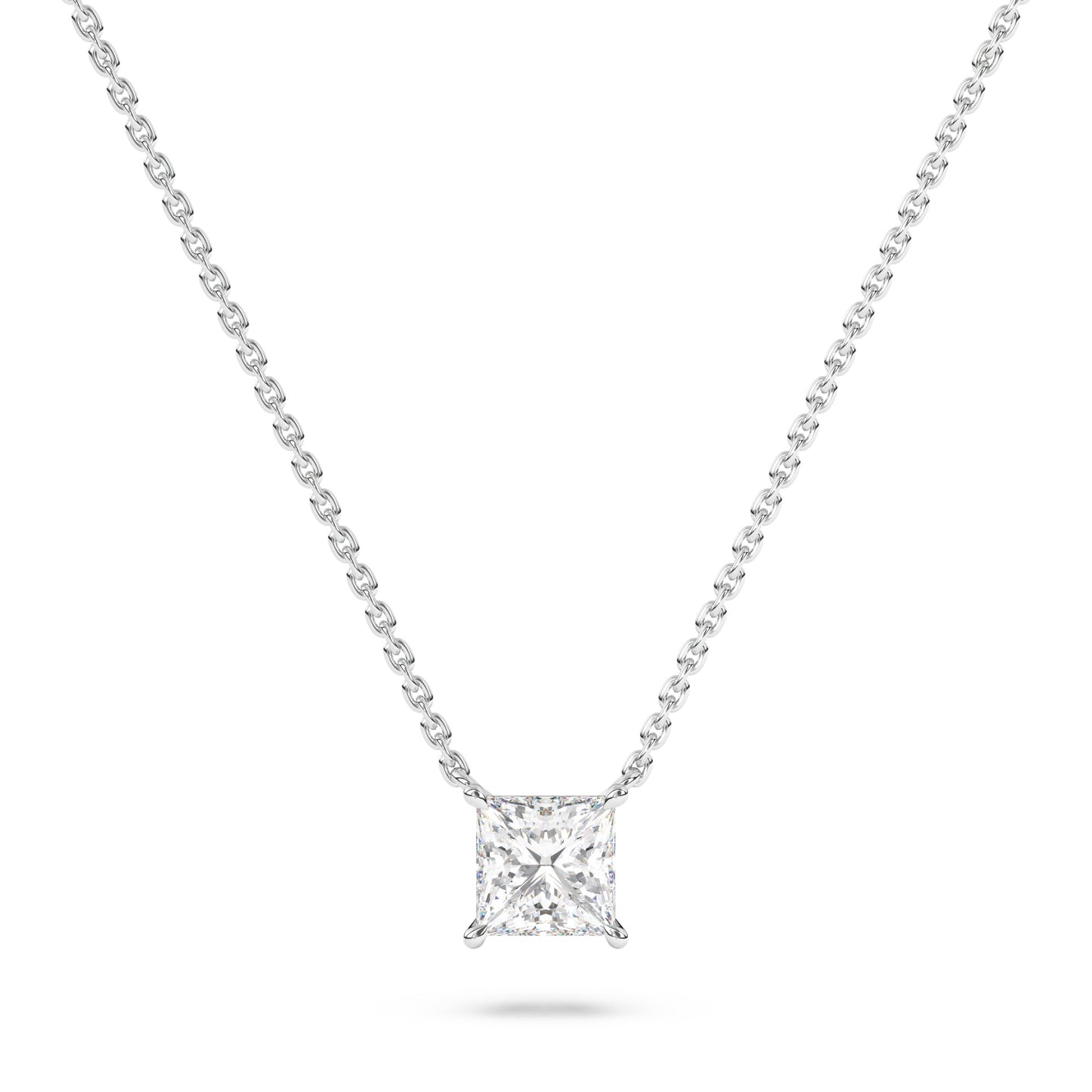 Princess Lab Diamond Pendant