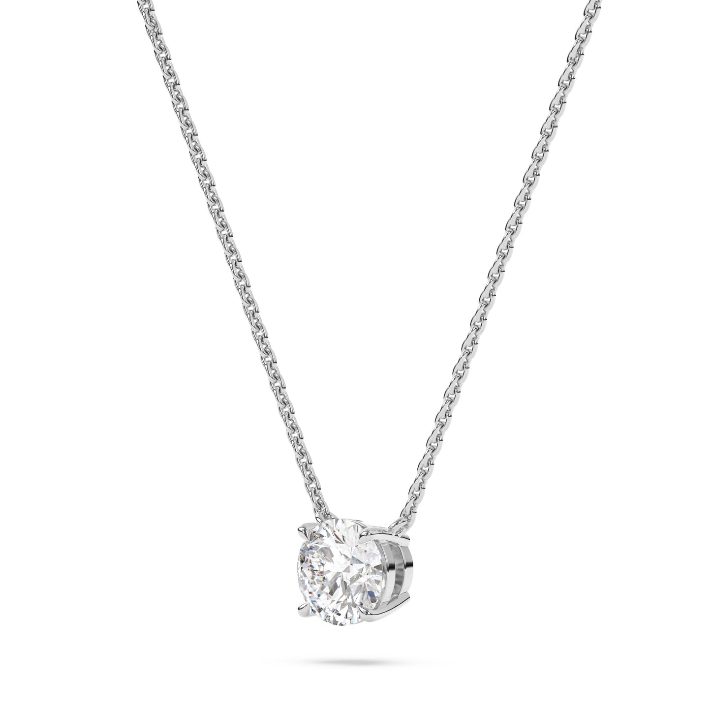 Round Brilliant Lab Diamond Pendant
