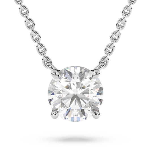 Round Brilliant Lab Diamond Pendant