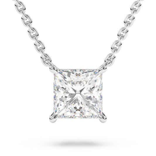 Princess Lab Diamond Pendant