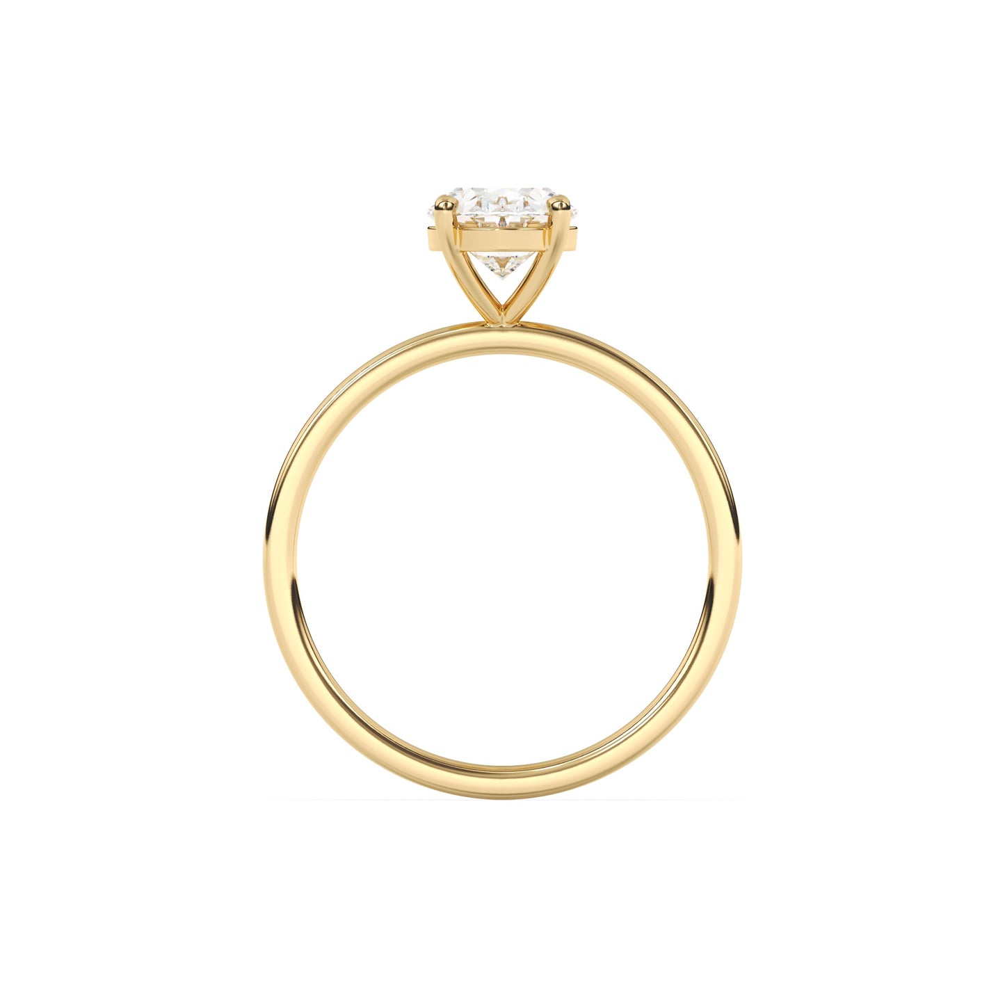 Oval Lab Diamond Solitaire