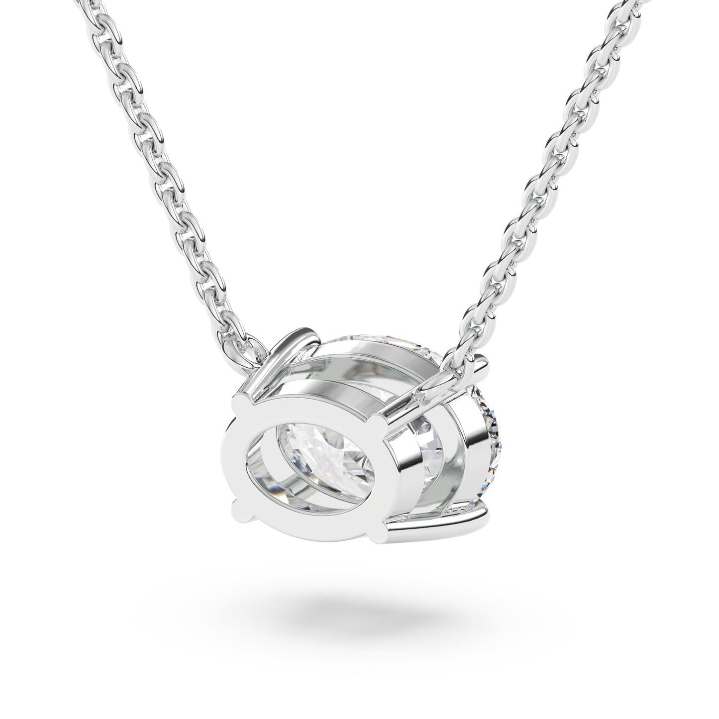Oval Lab Diamond Pendant