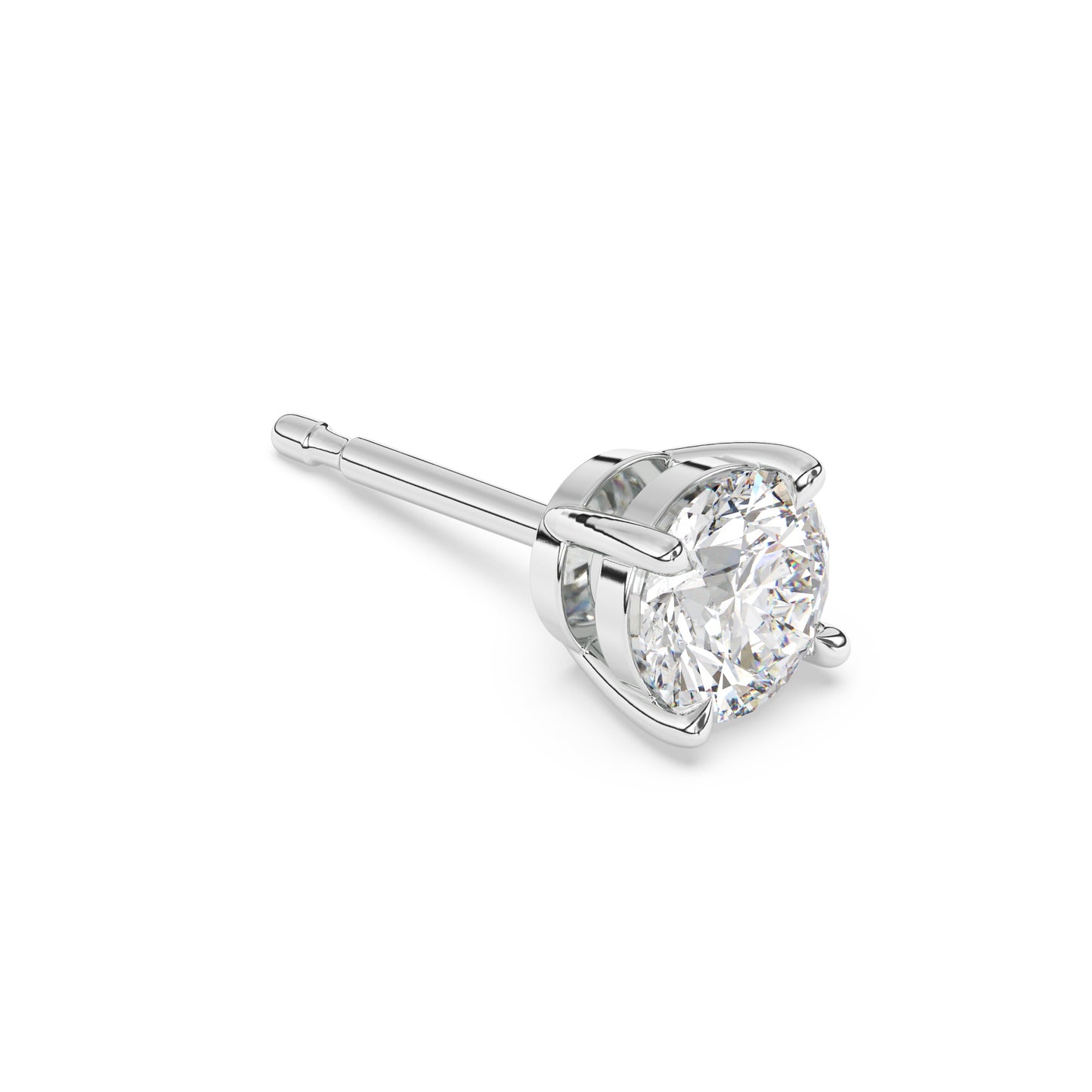 Round Brilliant Diamond Earrings