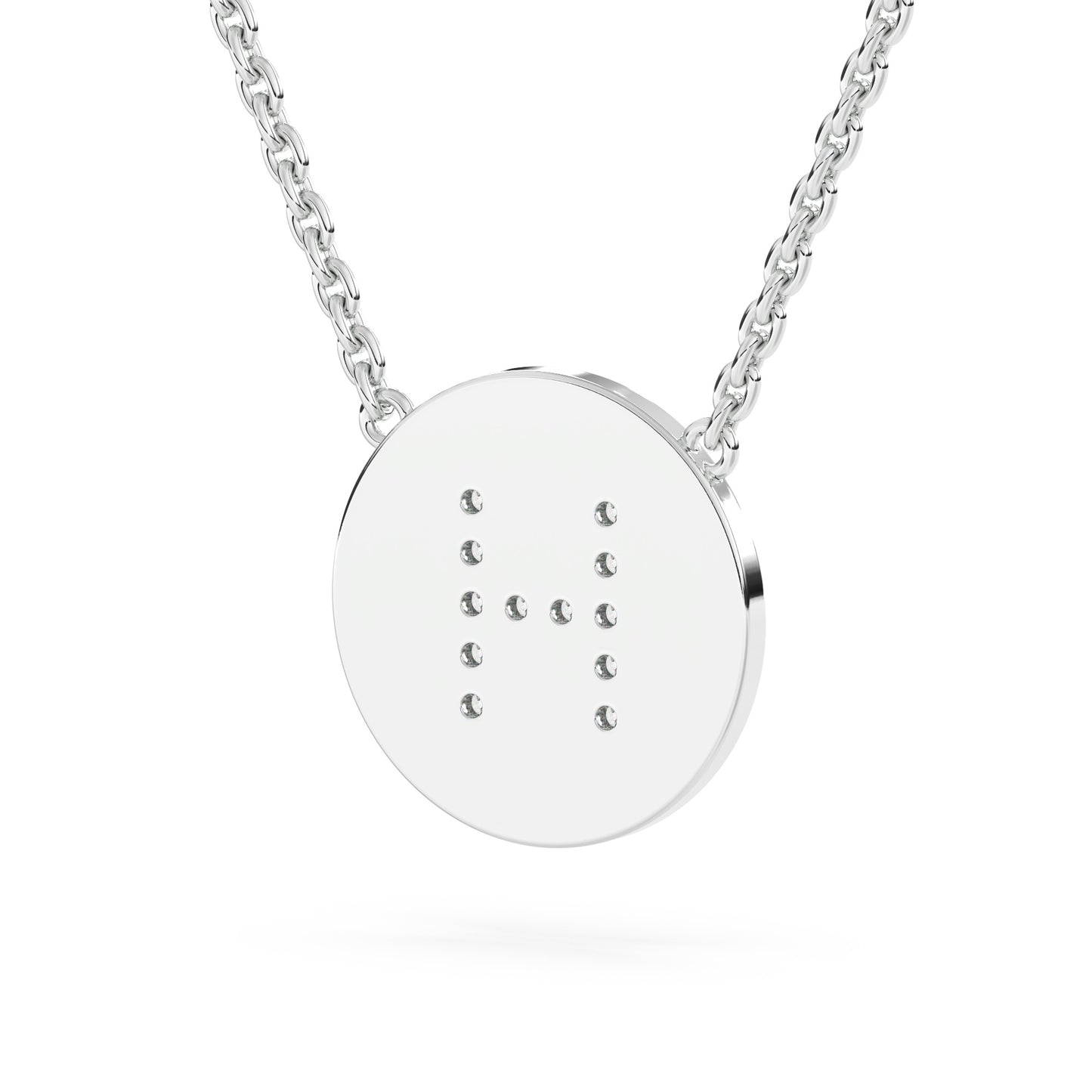 Lab Diamond Letter Pendant