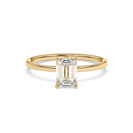 Emerald Lab Diamond Solitaire