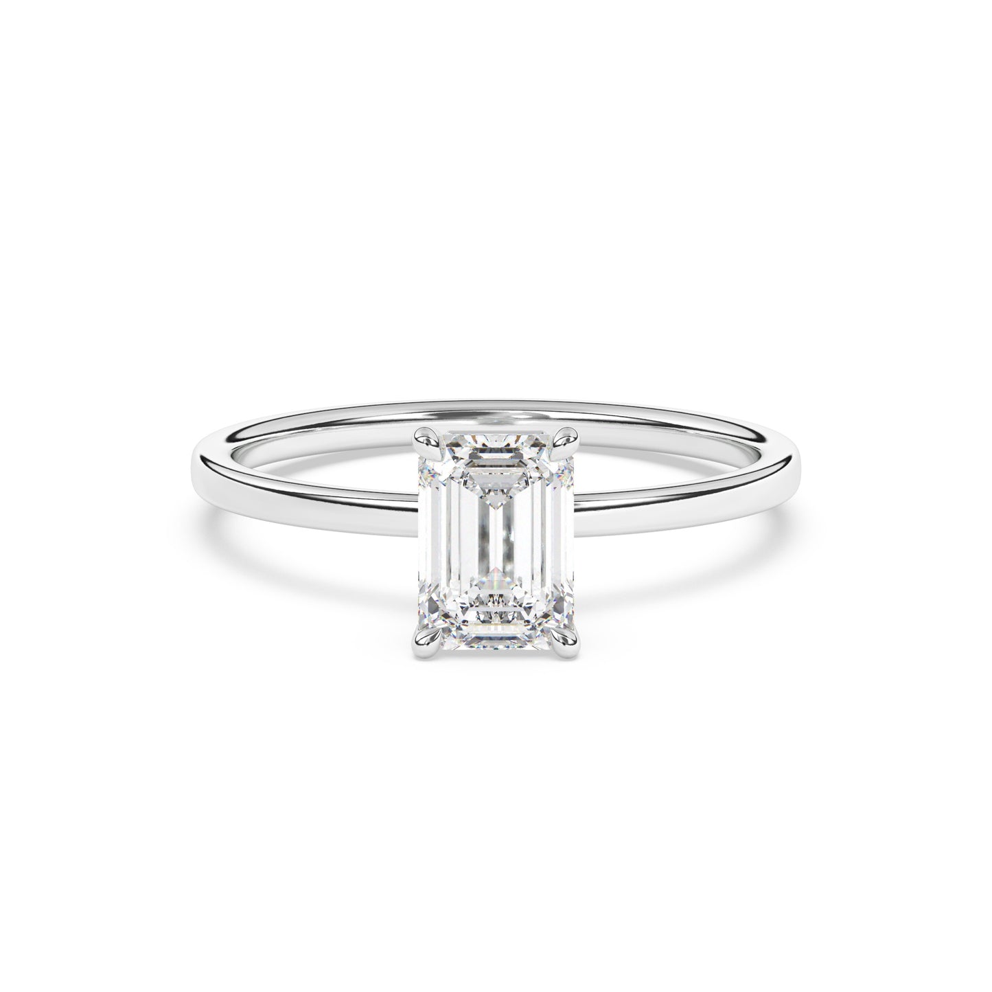 Emerald Lab Diamond Solitaire