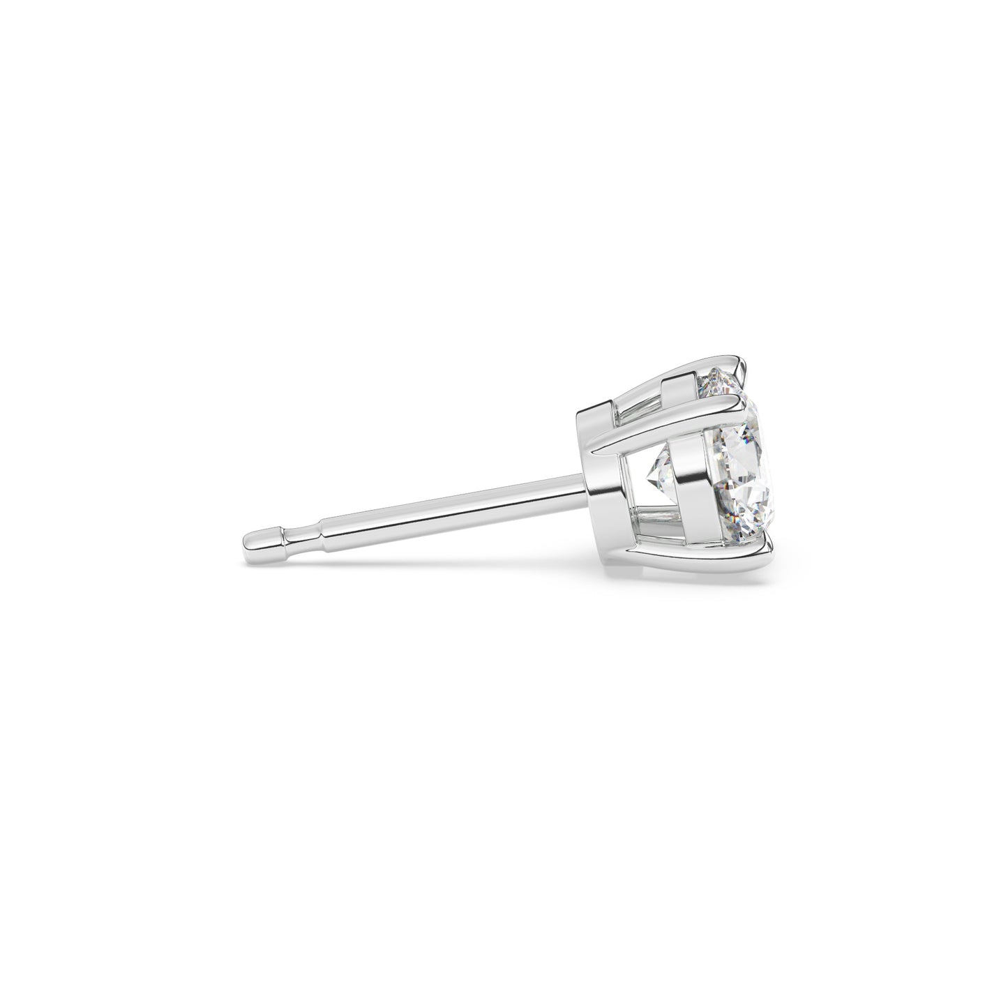 Round Brilliant Diamond Earrings