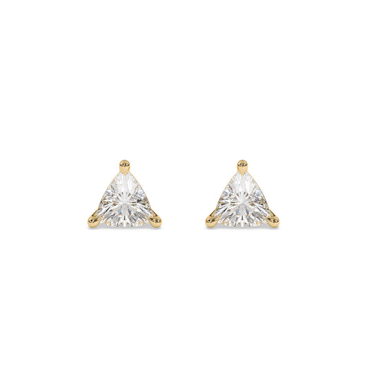 Trillion Lab Diamond Earrings