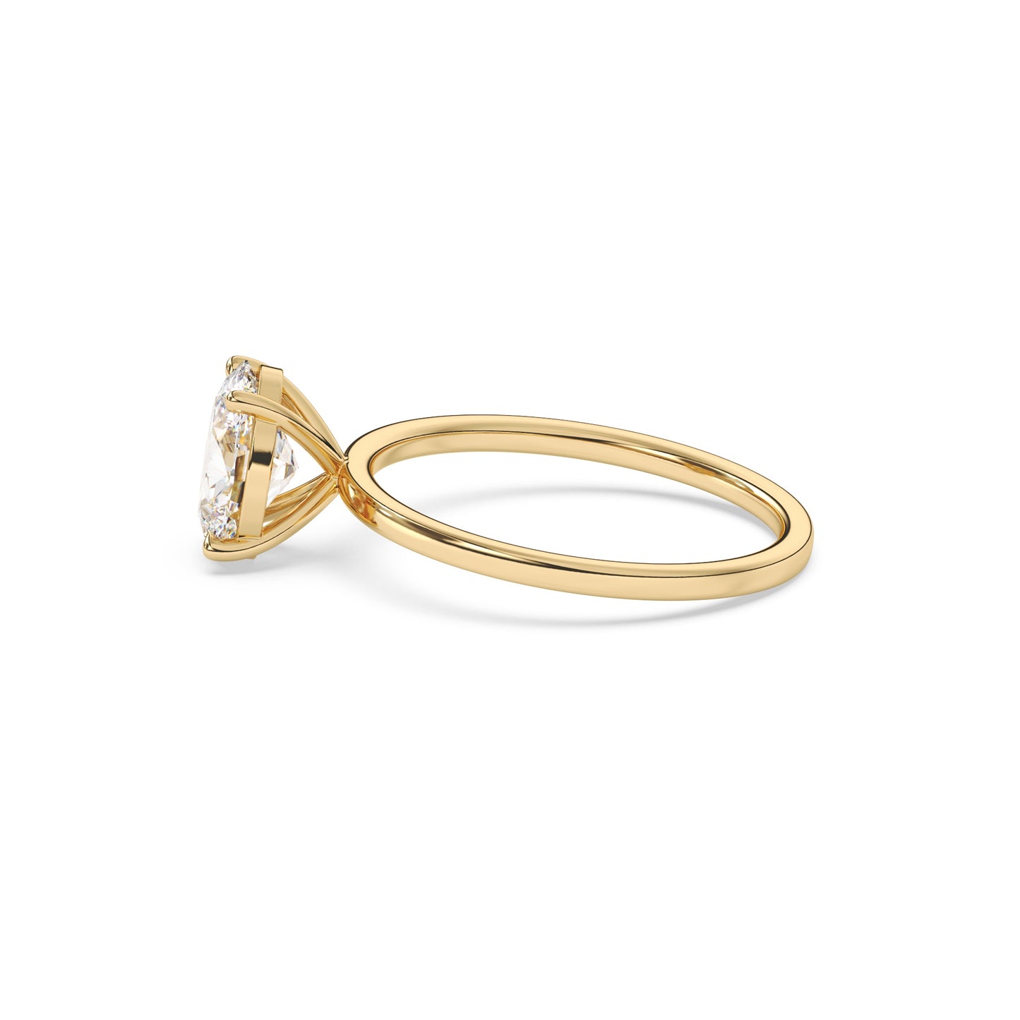 Oval Lab Diamond Solitaire