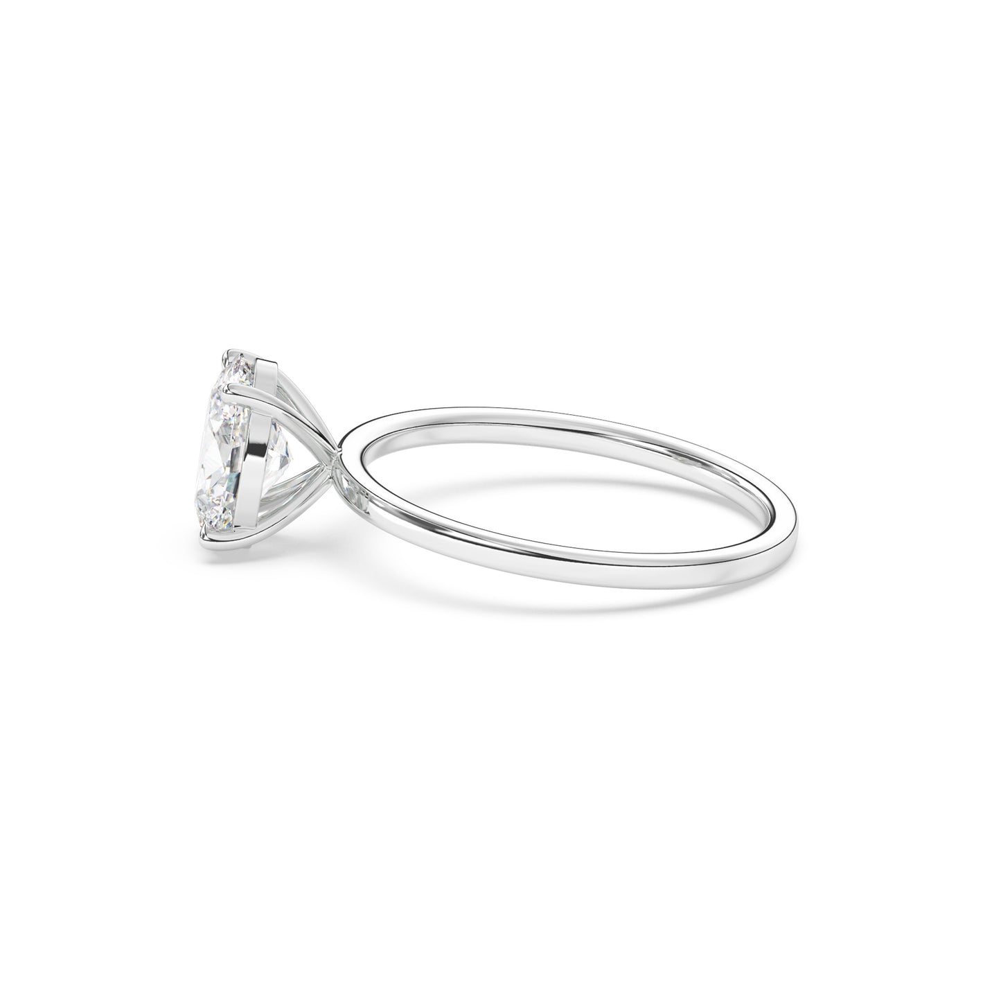 Oval Lab Diamond Solitaire