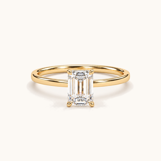 Emerald Solitaire Ring
