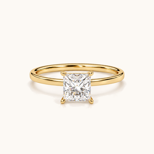 Princess Solitaire Ring
