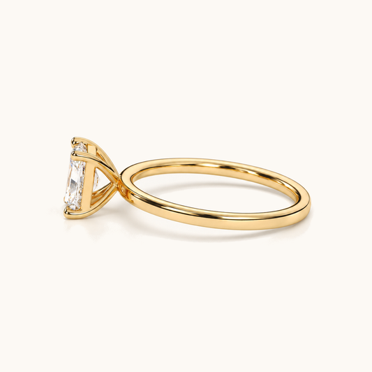 Radiant Solitaire Ring
