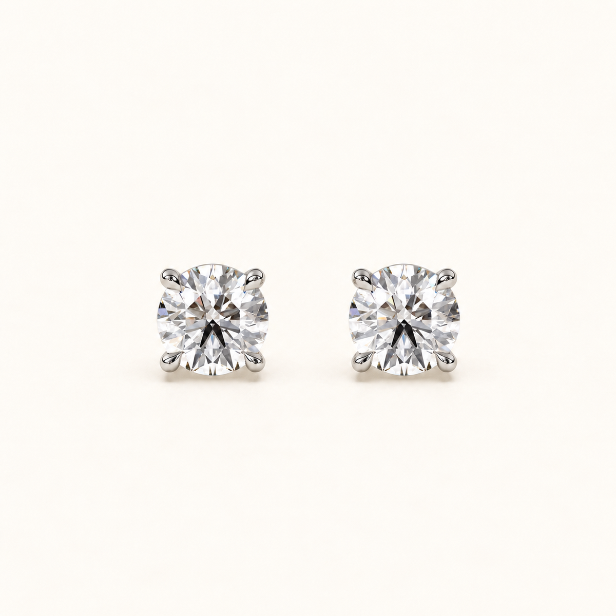 round brilliant studs 1p5 tcw platinum front