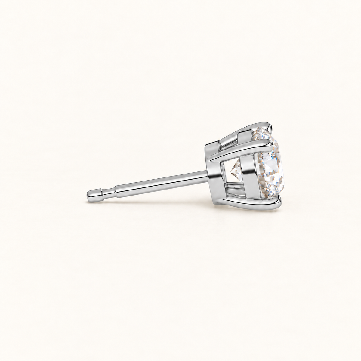 round brilliant studs 3 tcw platinum side