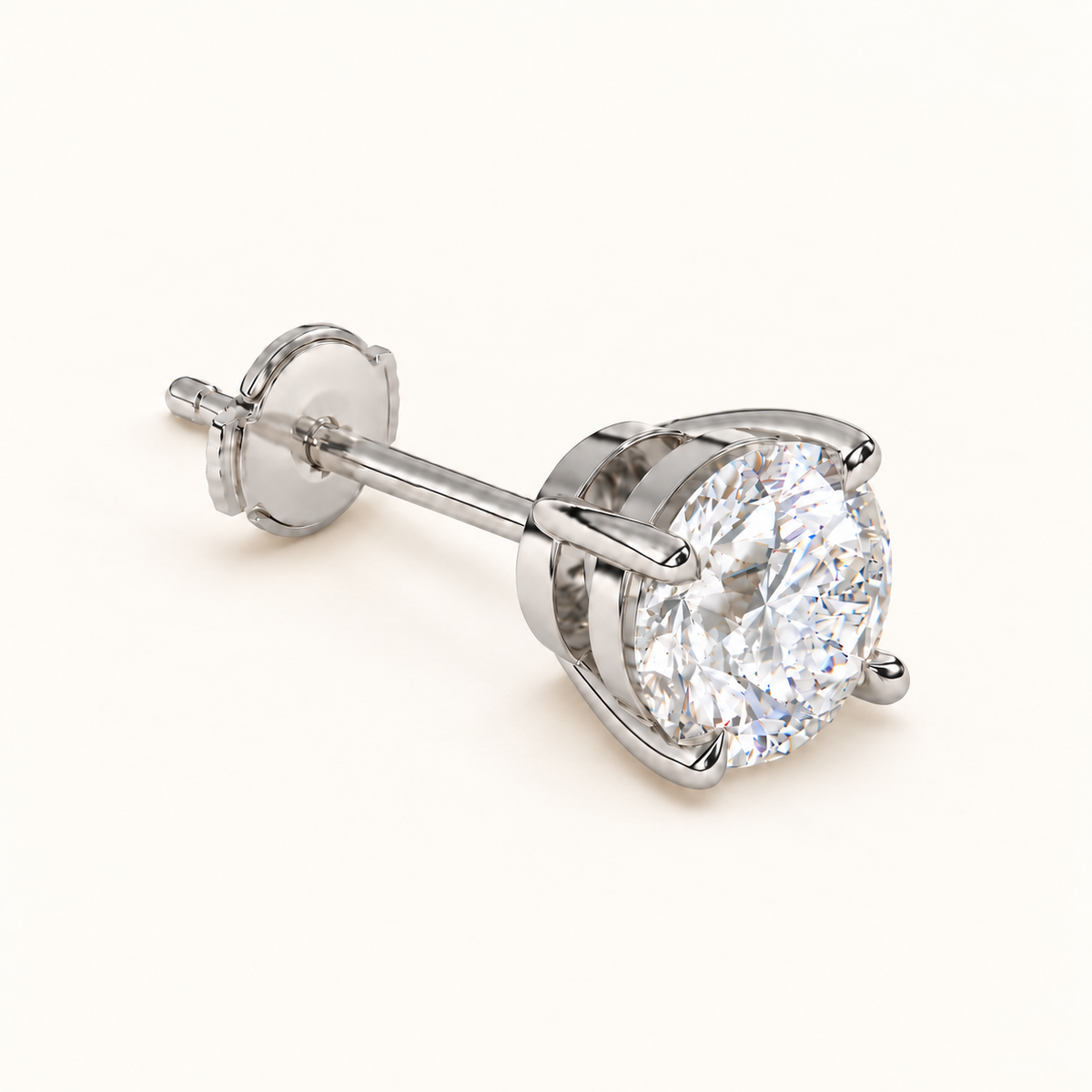 round brilliant studs 4 tcw platinum alpha back