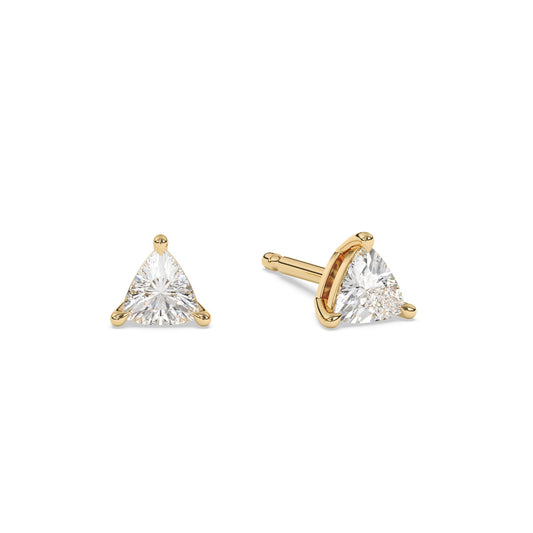 Trillion Lab Diamond Earrings