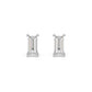 Baguette Lab Diamond Earrings