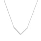 V Shape Diamond Pendant