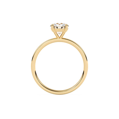 Round Brilliant Lab Diamond Solitaire