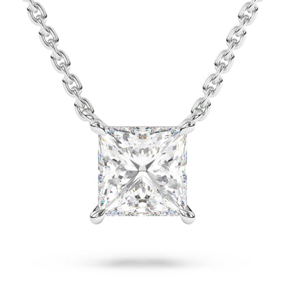Princess Lab Diamond Pendant