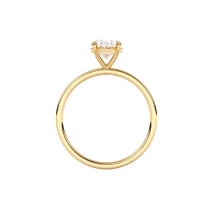 Oval Lab Diamond Solitaire