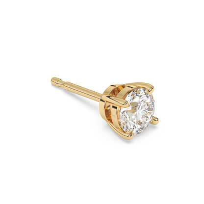 Round Brilliant Diamond Earrings