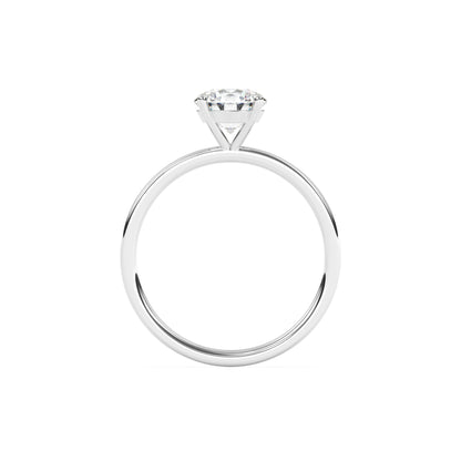 Round Brilliant Lab Diamond Solitaire