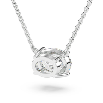 Oval Lab Diamond Pendant