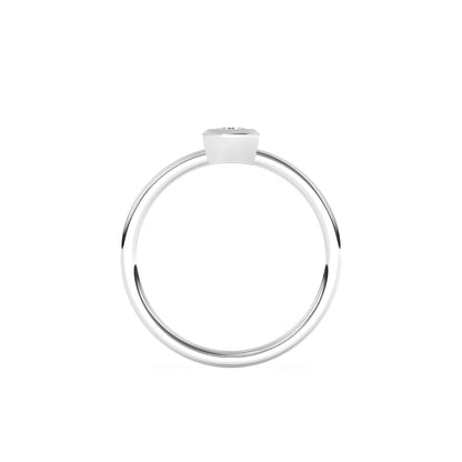 Trillion Lab Diamond Pinky Ring