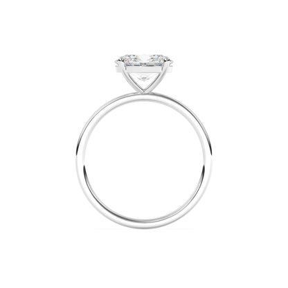 Oval Landscape Lab Diamond Solitaire