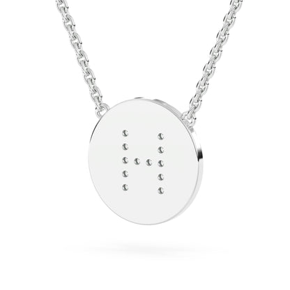 Lab Diamond Letter Pendant