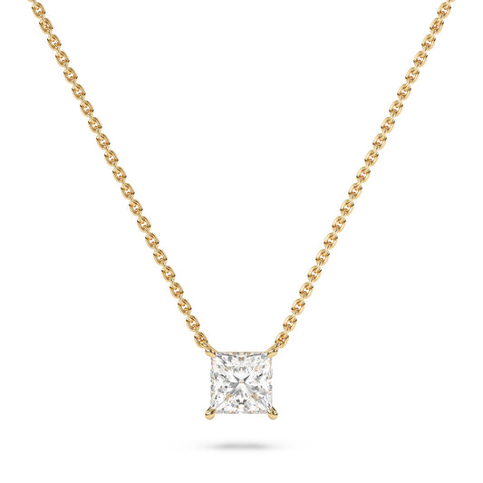 Princess Lab Diamond Pendant