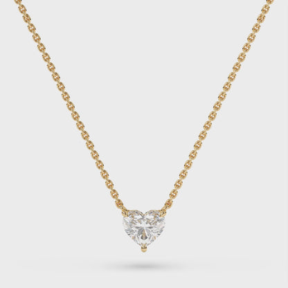 Heart Lab Diamond Pendant