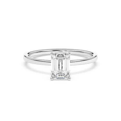 Emerald Lab Diamond Solitaire