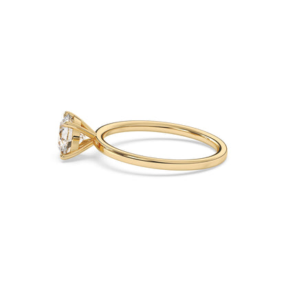 Round Brilliant Lab Diamond Solitaire