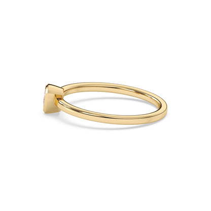 Trillion Lab Diamond Pinky Ring
