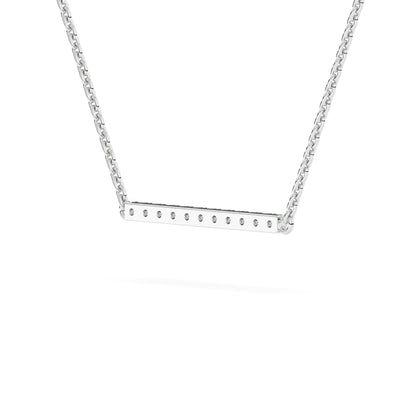 Gold Bar Diamond Pendant