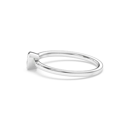 Trillion Lab Diamond Pinky Ring