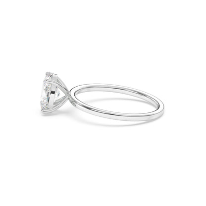 Oval Lab Diamond Solitaire