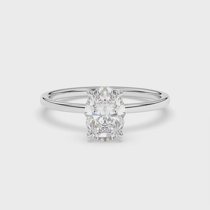 Oval Lab Diamond Solitaire